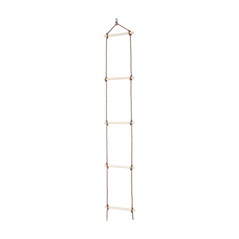 Houten klimtouwladder voor kinderen