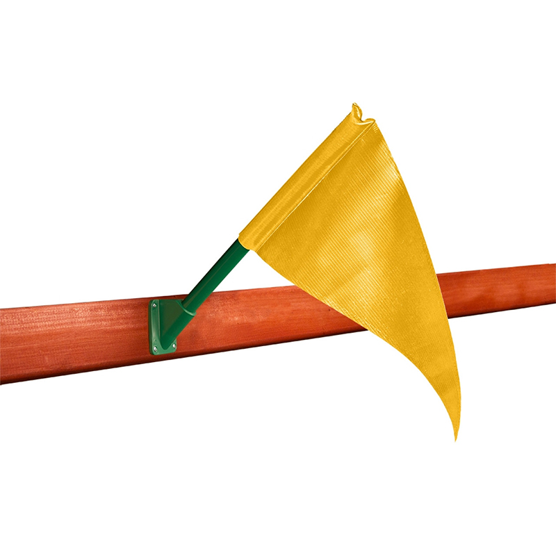 Vlag en basis - Geel
