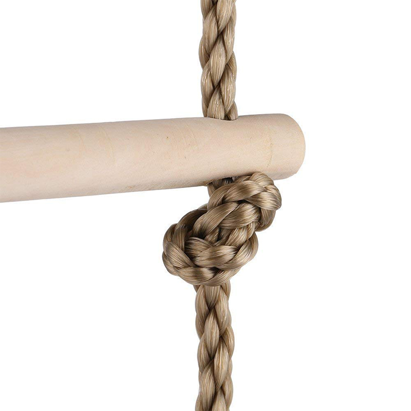 Houten klimtouwladder voor kinderen