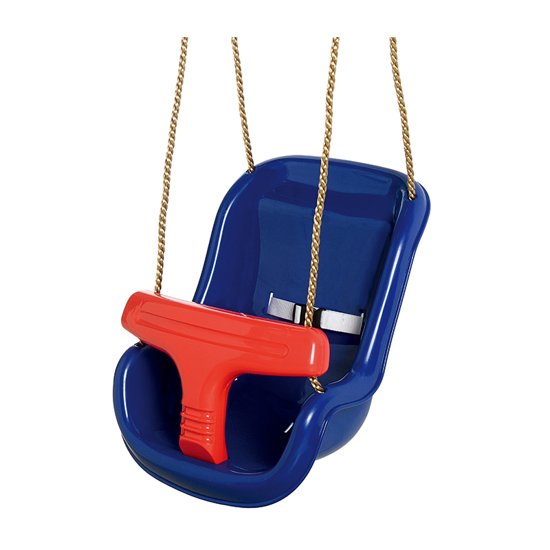 Plastic babyschommel met hoge rug