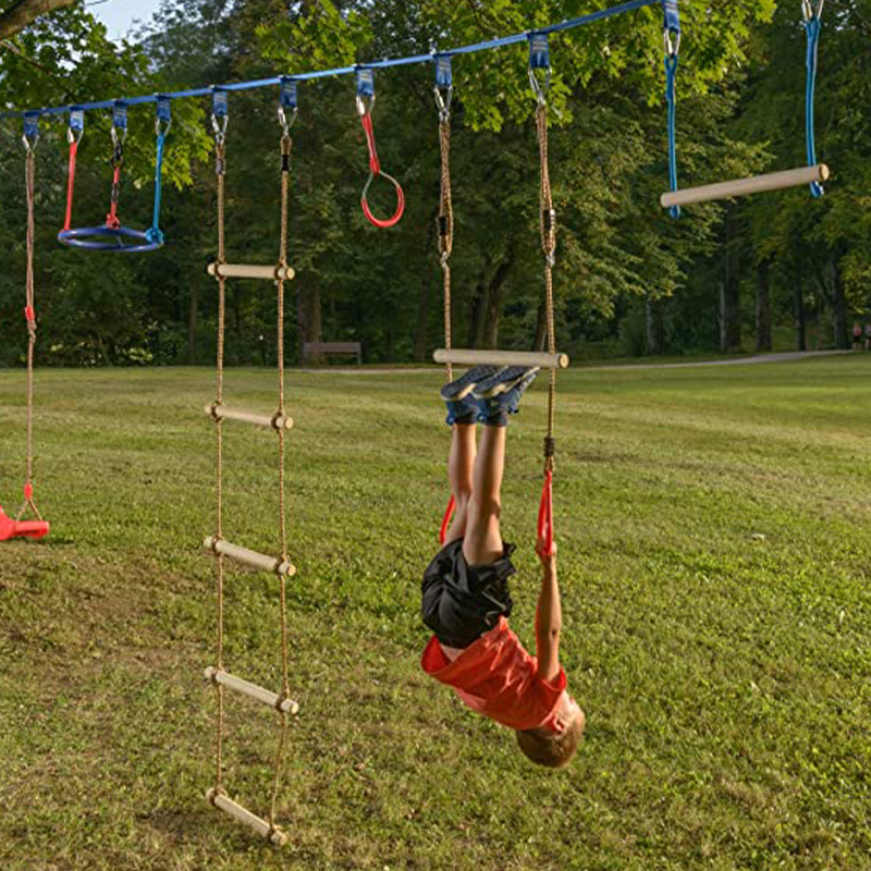 Houten verstelbare trapeze-schommelstang