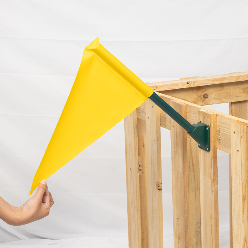 Vlag en basis - Geel