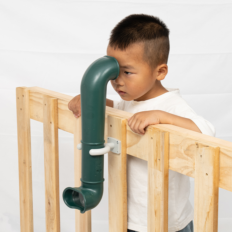 Houten speeltuinperiscoop